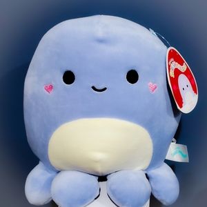 8" Squishmallow Violet purple Octo Octopus valentine plush Kellytoy